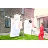 Brabantia Lift-O-Matic Advance kültéri forgatható, állítható ruhaszárító állvány kiegészítőkkel - földbe szúrható 60m