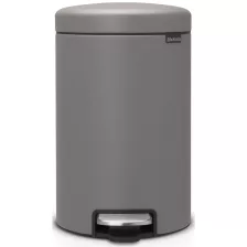   Brabantia NewIcon pedálos szemetes - betonszürke ásványi textúra 12L