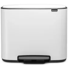   Brabantia Bo Pedal Bin pedálos szelektív szemetes - fehér 3x11L