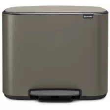   Brabantia Bo Pedal Bin pedálos szelektív szemetes - platinaszürke 3x11L