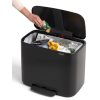 Brabantia Bo Pedal Bin acél pedálos szemetes - matt fekete 36L