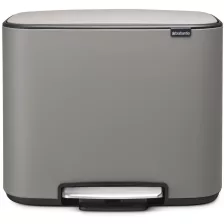   Brabantia Bo Pedal Bin pedálos szemetes - betonszürke ásványi textúra 36L