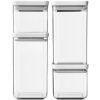 Brabantia 4db-os tárolóedény készlet - világosszürke 2x1,6L + 2x0,7L