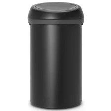   Brabantia Touch Bin New XXL nyomófedeles szemetes - holdfény fekete ásványi textúra 60L
