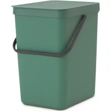   Brabantia Sort & Go szemetes felnyitható fedéllel, fogantyúval - platina zöld 25L