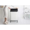 Brabantia Bo Touch Bin Hi XXL acél nyomófedeles szemetes magasított, lábakkal - fehér 60L