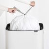 Brabantia Bo Touch Bin Hi XXL acél nyomófedeles szemetes magasított, lábakkal - fehér 60L