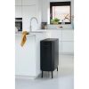 Brabantia Bo Touch Bin Hi XXL acél nyomófedeles szemetes magasított, lábakkal - matt fekete 60L