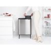 Brabantia Bo Touch Bin Hi XXL acél nyomófedeles szelektív szemetes magasított, lábakkal - rozsdamentes acél, selyem ujjlenyomatmentes 2x30L