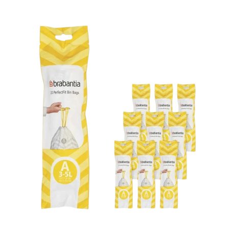 Brabantia PerfectFit Multipack szemeteszsák A méret - 3-5L, 200db/csg