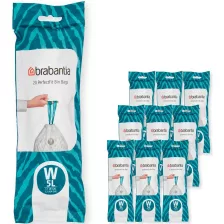   Brabantia PerfectFit Multipack szemeteszsák W méret - 5L, 200db/csg