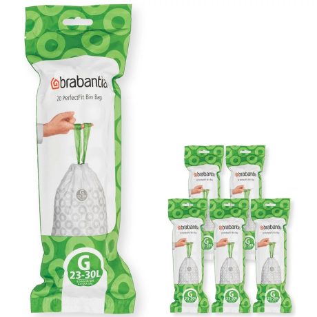 Brabantia PerfectFit Multipack szemeteszsák G méret - 23-30L, 120db/csg