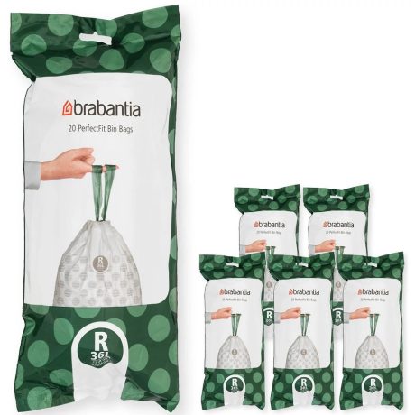Brabantia PerfectFit Multipack szemeteszsák R méret - 36L, 120db/csg