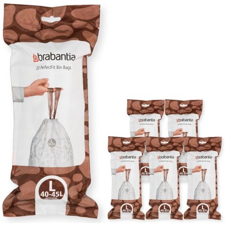Brabantia PerfectFit Multipack szemeteszsák L méret - 40-45L, 120db/csg