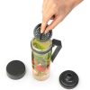 Brabantia Make & Take vizes palack szűrővel - sötétszürke 500ml
