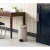 Brabantia NewIcon acél pedálos szemetes - világos bézs 12L