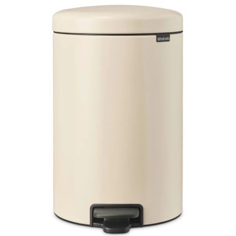 Brabantia NewIcon acél pedálos szemetes - világos bézs 20L