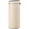 Brabantia Touch Bin New acél nyomófedeles szemetes - világos bézs 30L