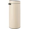 Brabantia Touch Bin New acél nyomófedeles szemetes - világos bézs 30L