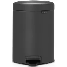 Brabantia NewIcon pedálos szemetes - Hat. szürke 5L