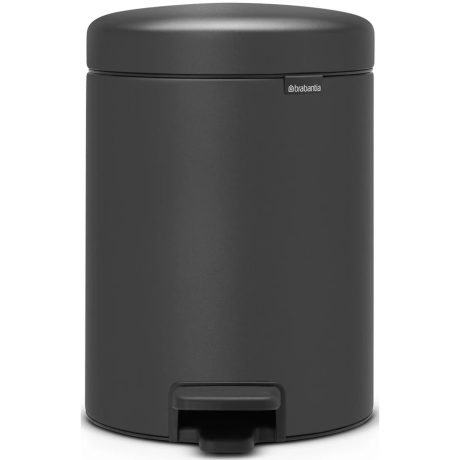 Brabantia NewIcon acél pedálos szemetes - Hat. szürke 5L