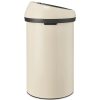 Brabantia Touch Bin New XXL acél nyomófedeles szemetes - világos bézs 60L