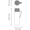 Brabantia Make & Take vizes palack szűrővel - jáde zöld 500ml