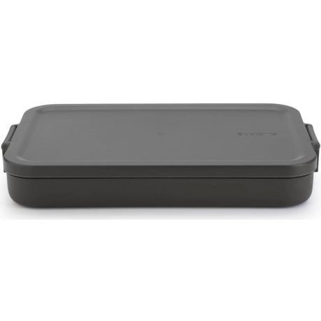 Brabantia Make & Take lapos ételhordozó doboz - sötétszürke 1100ml