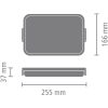 Brabantia Make & Take lapos ételhordozó doboz - világosszürke 1100ml