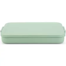   Brabantia Make & Take lapos ételhordozó doboz - jáde zöld 1,1L