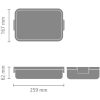 Brabantia Make & Take ételhordozó doboz - sötétszürke 2000ml