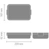 Brabantia Make & Take ételhordozó doboz - világosszürke 2000ml