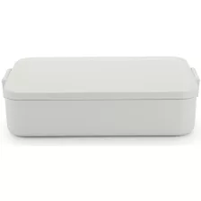   Brabantia Make & Take Bento ételhordozó doboz rekeszekkel - világosszürke 2L