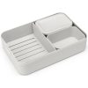 Brabantia Make & Take Bento ételhordozó doboz rekeszekkel - világosszürke 2000ml