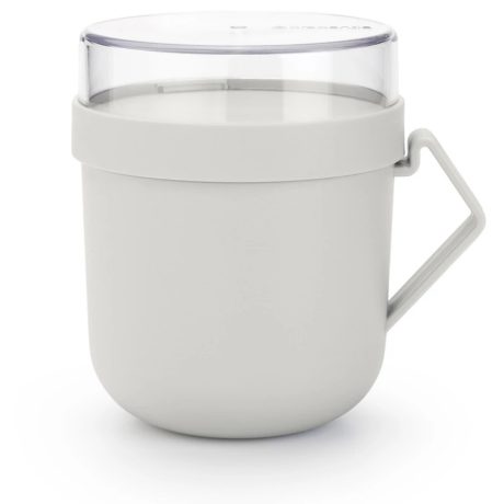 Brabantia Make & Take leveses bögre - világosszürke 600ml