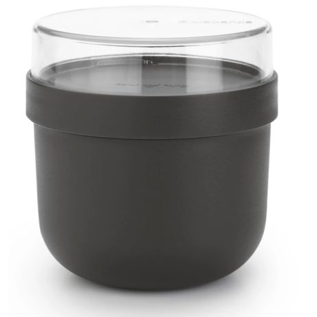Brabantia Make & Take reggeliző pohár - sötétszürke 180ml