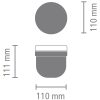 Brabantia Make & Take reggeliző pohár - sötétszürke 180ml