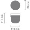 Brabantia Make & Take reggeliző pohár - világosszürke 180ml