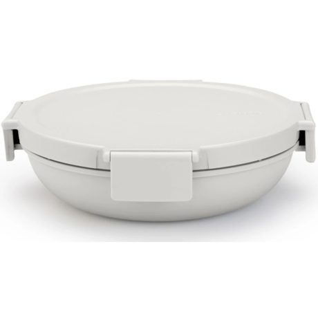 Brabantia Make & Take kerek ételhordozó doboz - világosszürke 1000ml