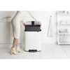 Brabantia Bo Pedal Bin acél pedálos szemetes - fehér 60L