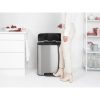 Brabantia Bo Pedal Bin acél pedálos szemetes - rozsdamentes acél, selyem ujjlenyomatmentes 60L