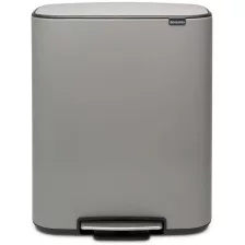   Brabantia Bo Pedal Bin pedálos szemetes - betonszürke ásványi textúra 60L