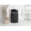 Brabantia Bo Pedal Bin acél pedálos szemetes - matt fekete 60L