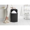 Brabantia Bo Pedal Bin acél pedálos szemetes - matt fekete 60L