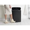 Brabantia Bo Pedal Bin acél pedálos szemetes - matt fekete 60L