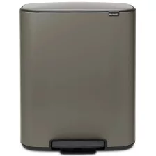   Brabantia Bo Pedal Bin pedálos szemetes - platinaszürke 60L