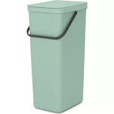   Brabantia Sort & Go szemetes felnyitható fedéllel, fogantyúval - jáde zöld 40L
