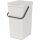 Brabantia Sort & Go szemetes felnyitható fedéllel, fogantyúval - világos szürke 16L