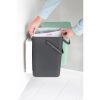 Brabantia Sort & Go Built in Bin beépített szemetes, ajtóra szerelhető - sötét szürke és jáde zöld 2x12L