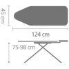 Brabantia vasalódeszka, fix támasz - friss fuvallat, 124x45cm
